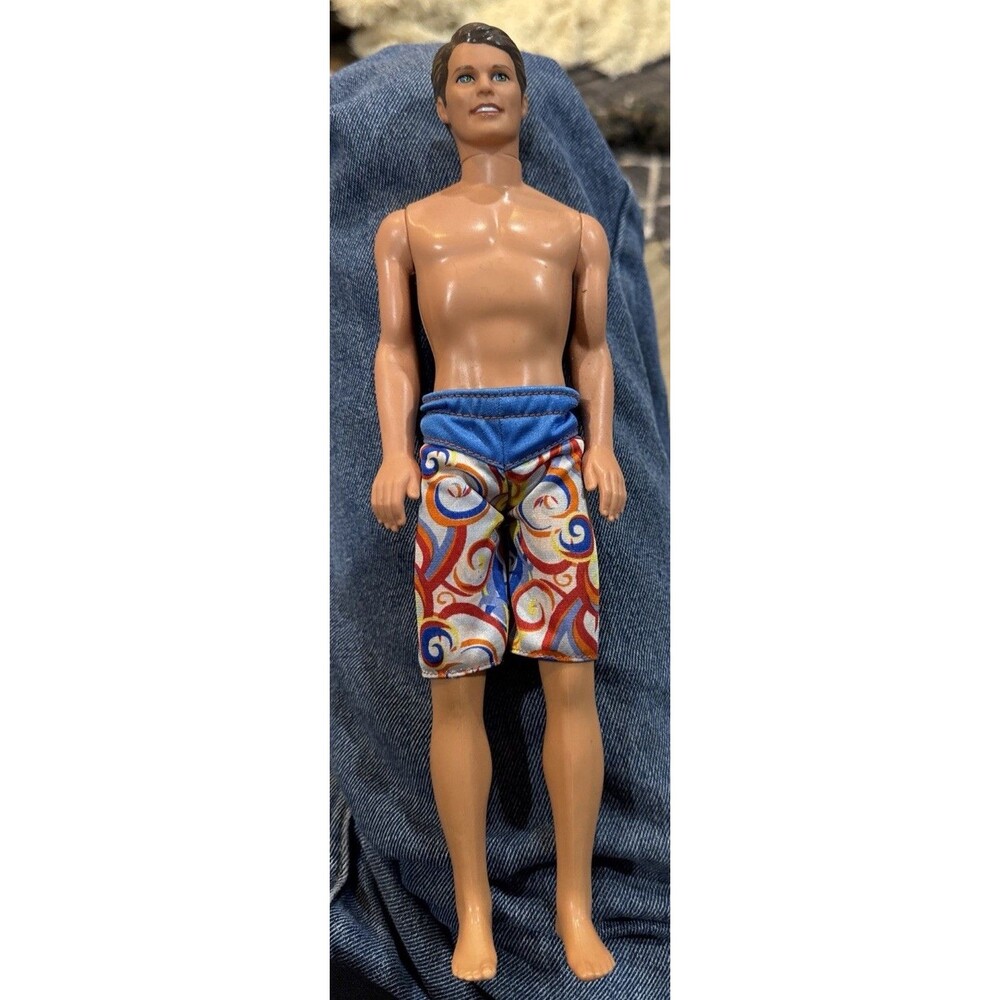 Rio Ken 2002 Brown Hair Indonesia 1968 Trunks Barbie